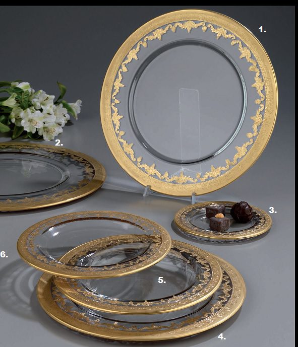 assiettes de table stylées et élégantes