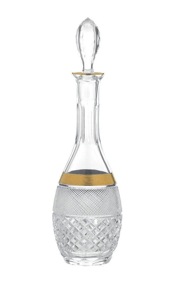 carafe à alcool en cristal