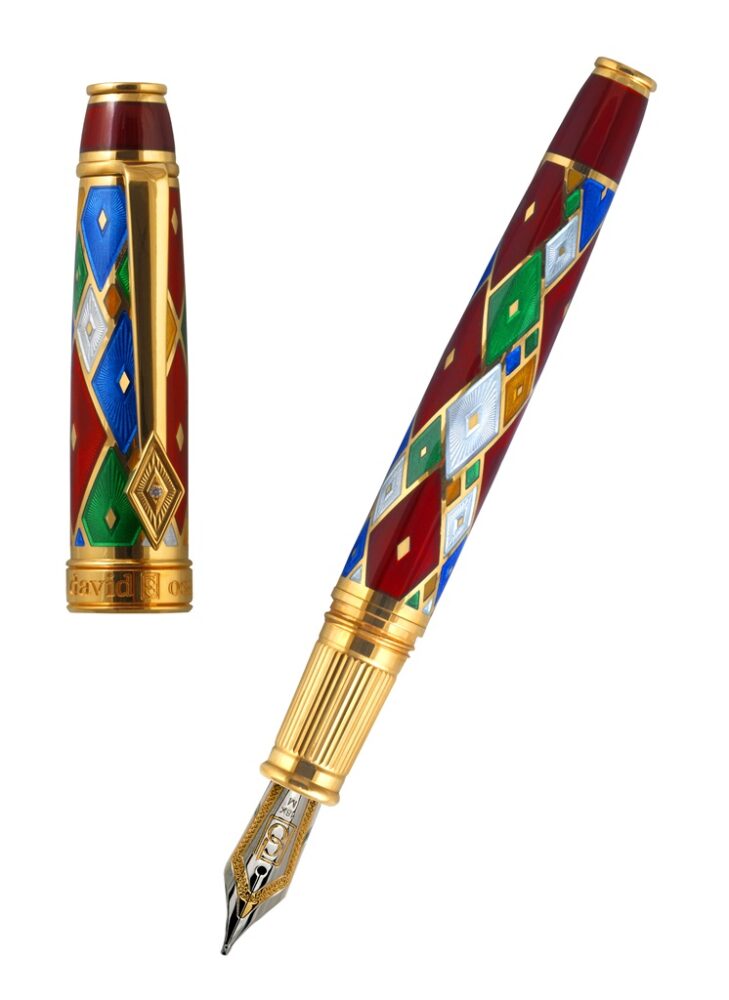 stylo avec diamant