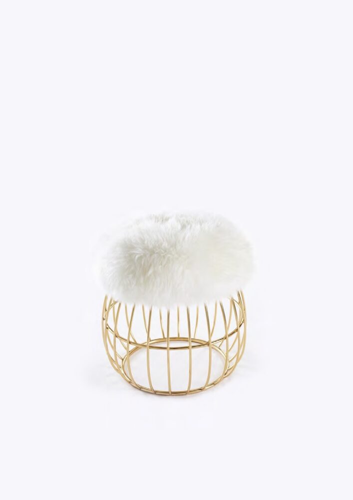 Pouf de style hollywoodien