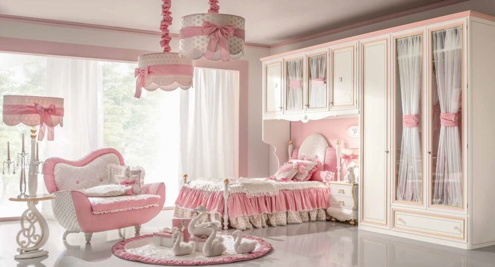 mais une jolie chambre italienne pour les filles