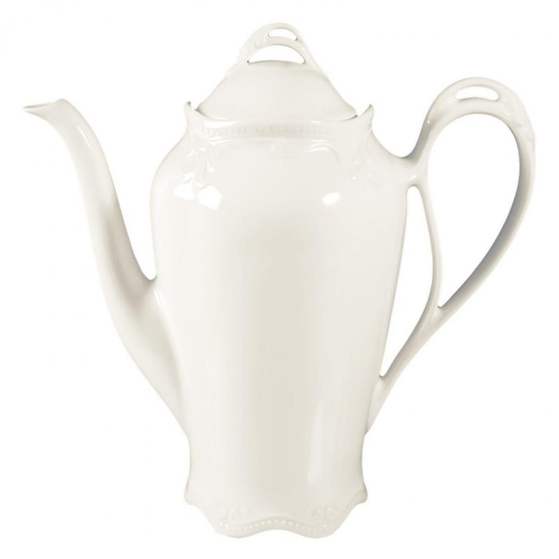 Servir du café et du thé avec une carafe en porcelaine