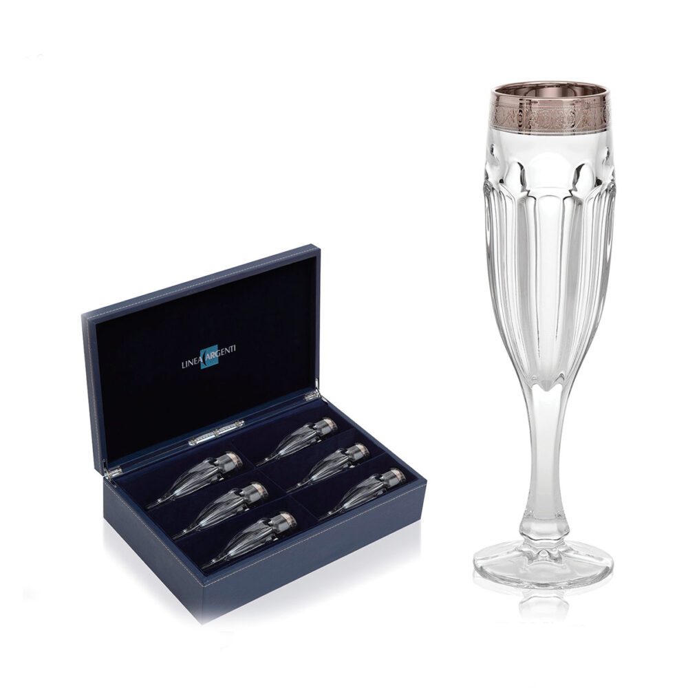 ensemble de verres à champagne boutique