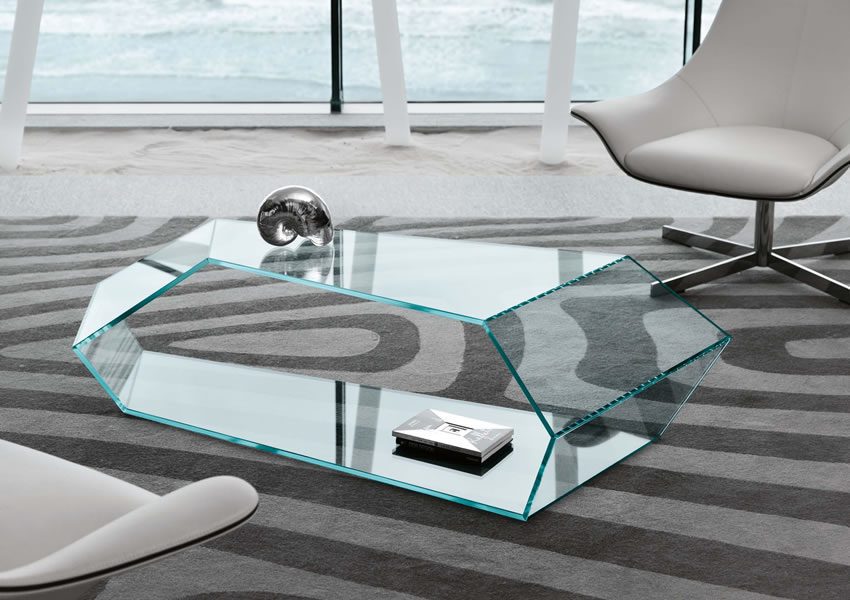 table basse en verre