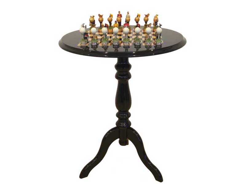 cadeau de table d'échecs pour un golfeur