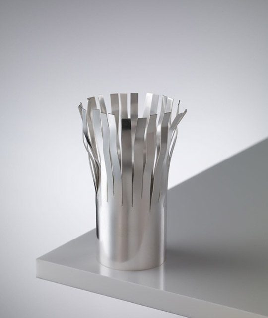 vase en argent