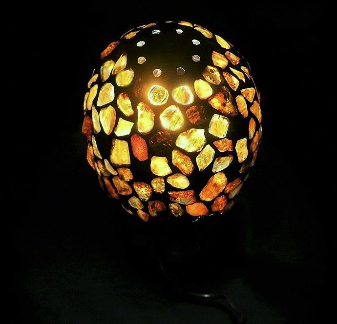 lampe de nuit ambre