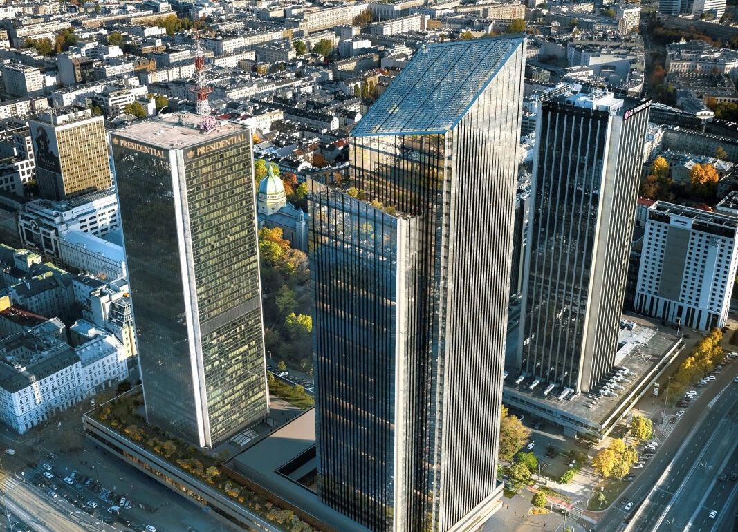 Lilium Tower à Varsovie – un gratte-ciel organique en suspension