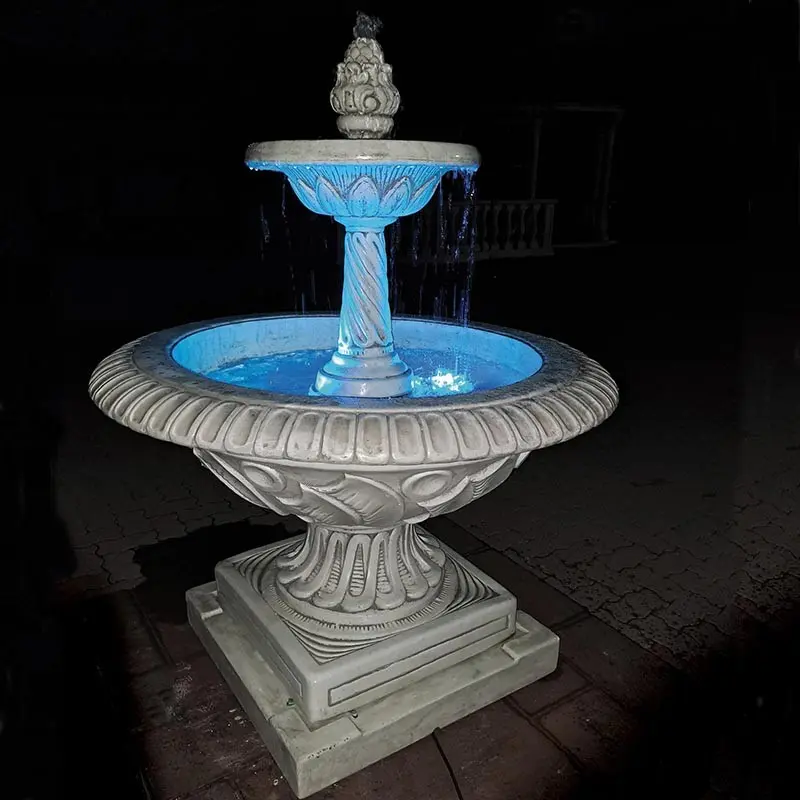 Fontaine dans le jardin