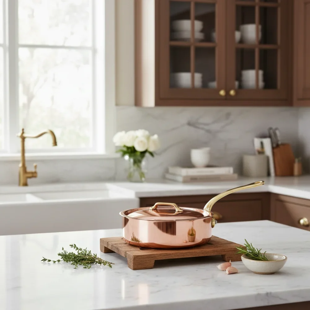 Casseroles en cuivre